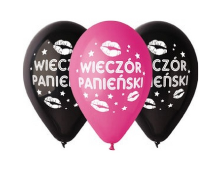 Gemar 12 cali 5 szt Wieczór Panieński balony