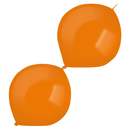 Balony do girland Everts Decor Line E-LINK Tangerine 12 cali 50 szt.