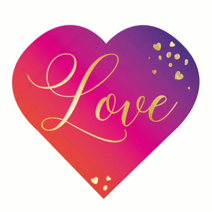 Serwetki SERCE tęczowe Love 10 szt.