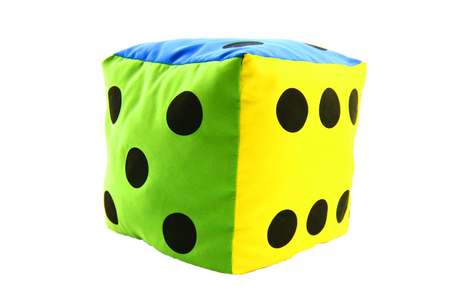 Kostka edukacyjna 15 cm - Kropki