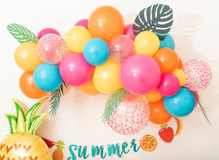 GIRLANDA BALONOWA gotowy zestaw - Hawaii Party