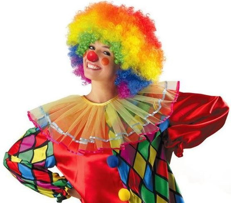 Peruka Afro Tęczowa