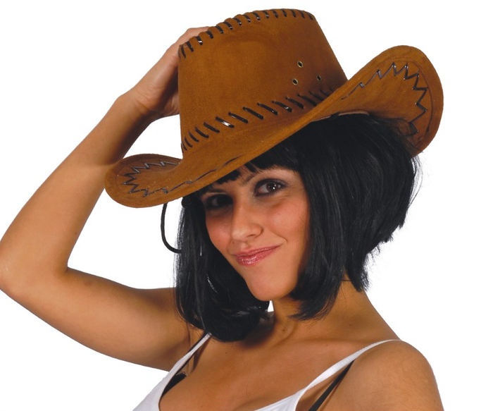 Kapelusz Kowbojski Brązowy