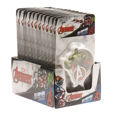 Świeczka urodzinowa na tort Hulk Marvel 7,5 cm