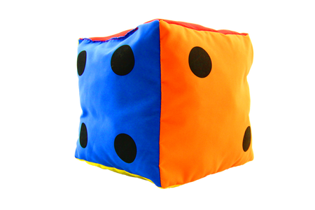 Kostka edukacyjna 15 cm - Kropki