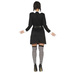 Strój dla dorosłych jak Wednesday Addams sukienka