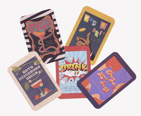 Gra karciana Imprezowa King's Cup dla dorosłych