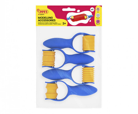 WAŁKI do modelowania plasteliny 4 sztuki JOVI