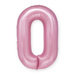 BALON foliowy CYFRA 100 cm RÓŻOWA