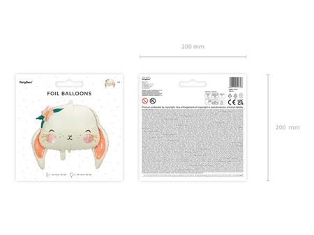 Balon foliowy Królik Zajączek 65 x 55 cm