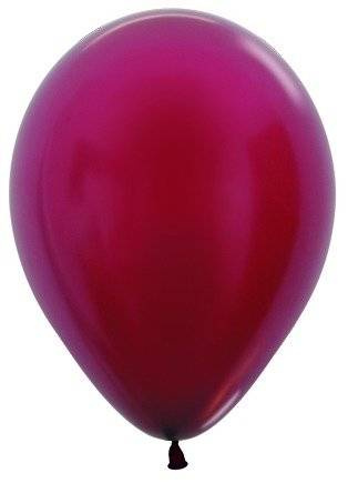 Balony Sempertex Metallic 10 cali 100 szt. Burgundy