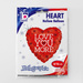 Serce Love You More balon foliowy holograficzny 18"