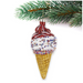 Bombka zawieszka na choinkę lody, lód w rożku 1 szt.
