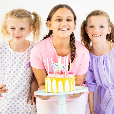 Świeczki urodzinowe na tort Zestaw JEDNOROŻEC 11 szt.