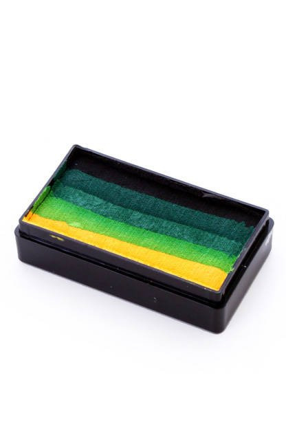 Farba do twarzy Split Cake 28g BLACK/ D. GREEN/ GREEN/ L. GREEN/ YELLOW
