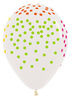 Balony Sempertex Konfetti 12'' 12 szt Neonowe