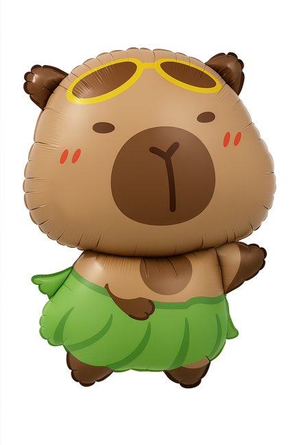 Kapibara hawajska balon foliowy 50x75 cm