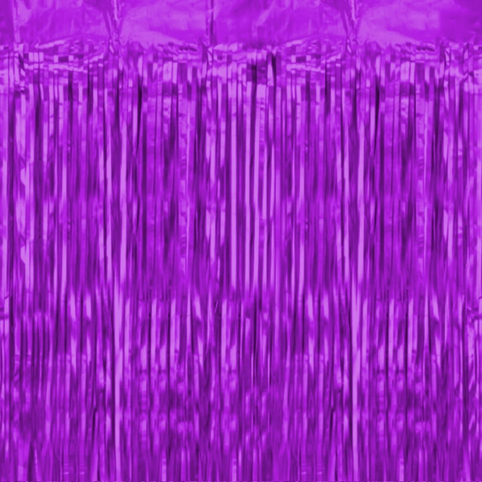 Kurtyna Party wisząca 100x200 cm fioletowa