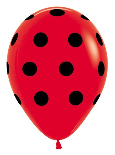 Balony Sempertex Kropki 12'' 12 szt Biedronka