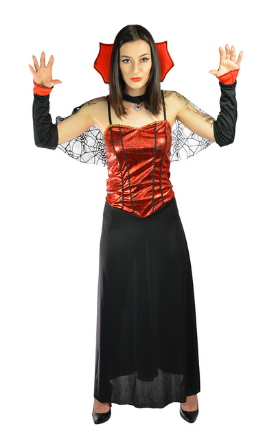 Wampirzyca z kołnierzem strój dla dorosłych