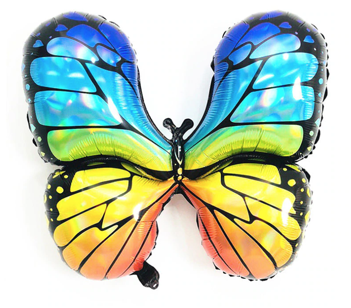 Motyl balon foliowy duży 79 x 73 cm