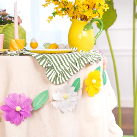 Girlanda Baner Kolorowe Kwiatki 240 cm