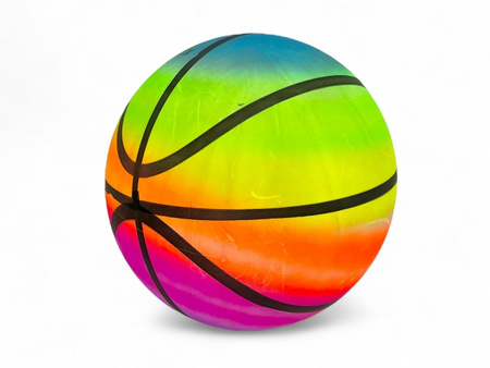 Piłka gumowa plażowa kolorowa 20cm