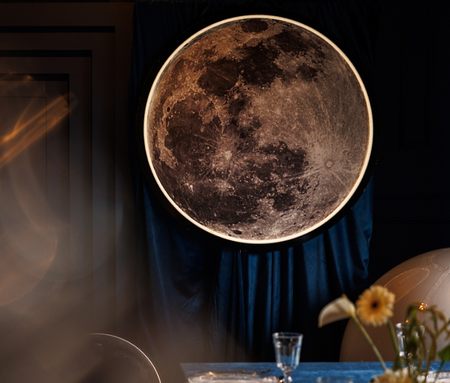 Księżyc LED świecący neon 100 cm