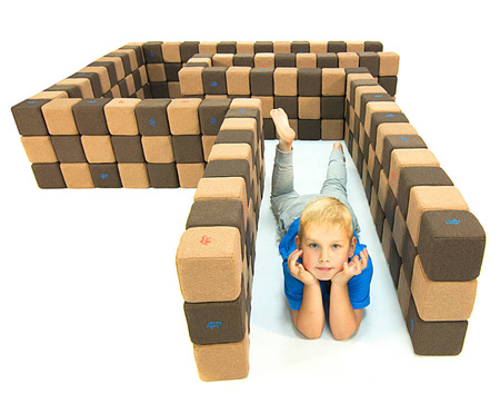 KLOCKI MAGNETYCZNE JollyHeap 100 szt. - basic (kolory do wyboru)