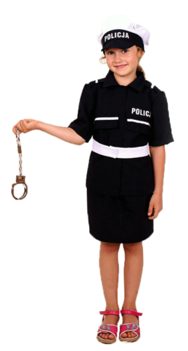 Strój dla dziewczynki POLICJANTKA