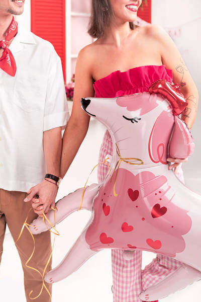 Kupidyn Love balon foliowy 82x99 cm