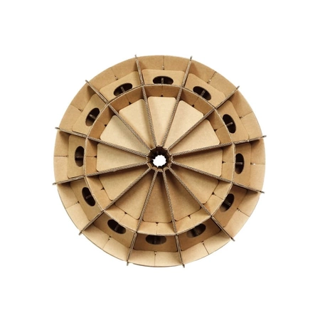 Klocki konstrukcyjne tekturowe do samodzielnego złożenia KOPUŁA Cardblocks