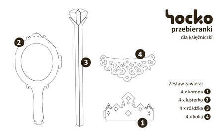 HOCKO Przebieranki dla Księżniczki
