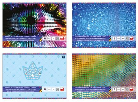 Zeszyt papierów holograficznych B5 6 kartek