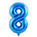 Balon foliowy CYFRA NIEBIESKA 32" 67 cm (na hel)