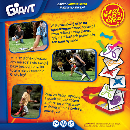 Jungle Speed Giant Gigant gra plenerowa towarzyska XL