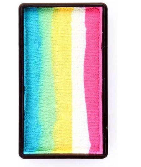 Farba do twarzy Split Cake 28g TURQUOISE/ GREEN/ YELLOW/ WHITE/ PINK PartyXplosion