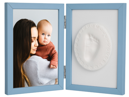 Odcisk bobasa ramka na zdjęcie z glinką Tiny Memories