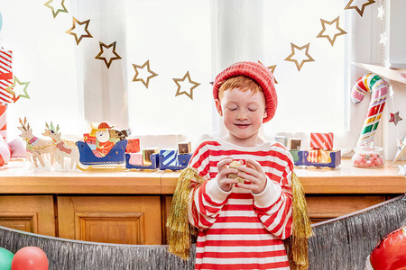 Balon foliowy laska cukrowa 35 cm 5 szt. mix