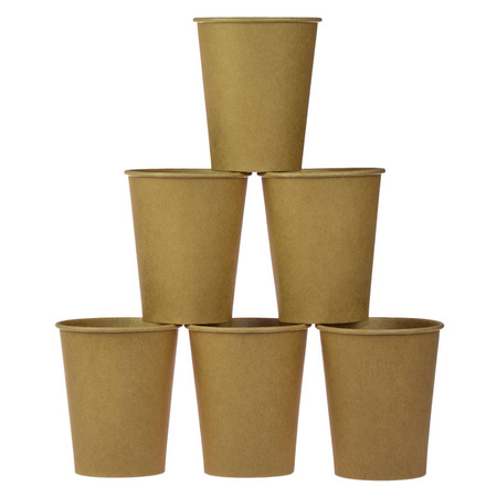 Kubeczki papierowe eco KRAFT 230 ml 6 szt.