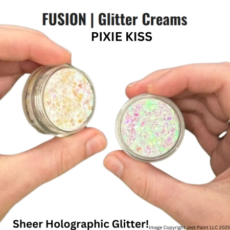 Brokat w kremie kosmetyczny do twarzy i ciała Fusion - Pixie Kiss UV 10ml