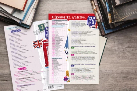 Plansza edukacyjna Język Angielski Ciekawostki Speaking Writing 1 szt.