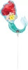 Mała Syrenka Ariel balon foliowy 30cm