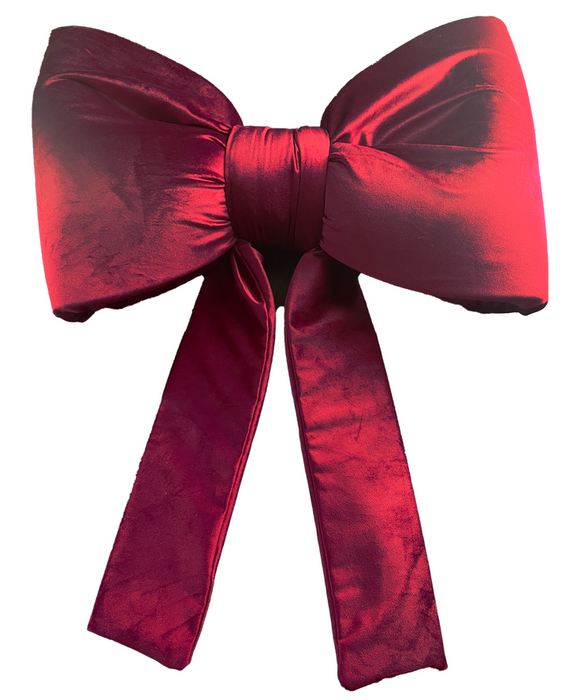 KOKARDA gigant z 50 cm bordowa