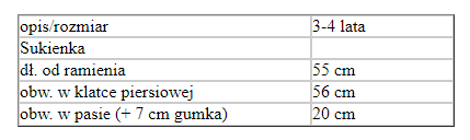 Strój dla dziewczynki Nietoperz