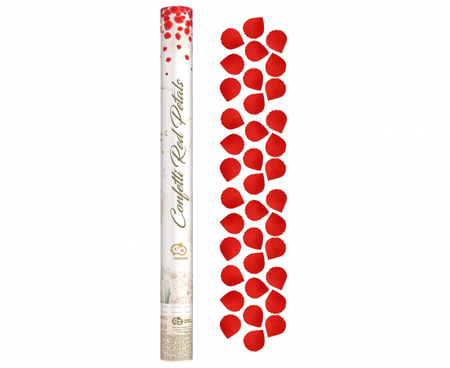 Konfetti pneumatyczne płatki róż tekstylne 60cm