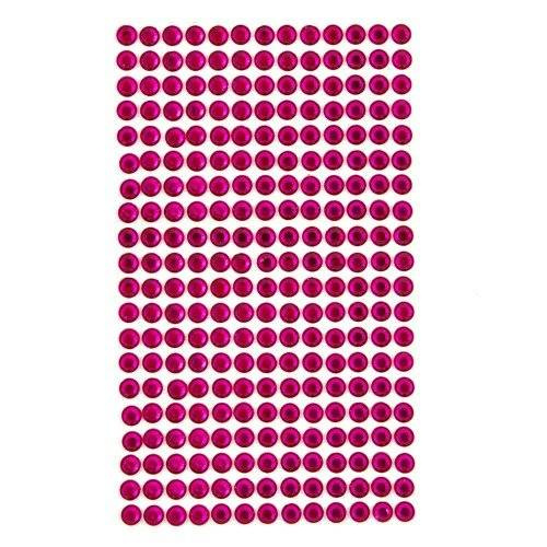 Kryształki jednokolorowe samoprzylepne 260 szt