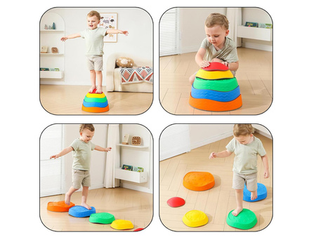 Ścieżka Sensoryczna balansująca - kamienie do treningu równowagi 5 szt.