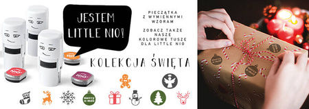 Pieczątka samotuszująca Little NIO - Święta