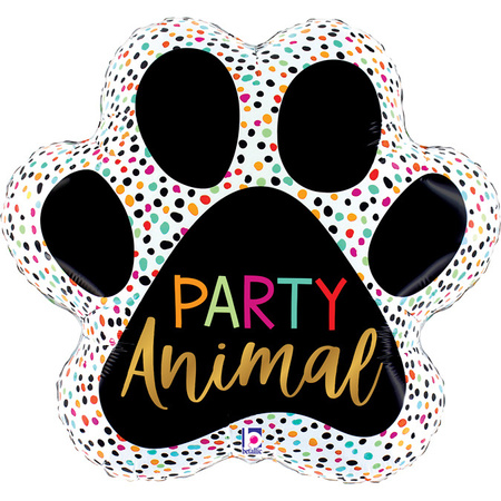 Balon foliowy Łapa 31 cali Party Animal Paw 1 szt.